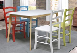 What are the most common materials for kitchen chairs